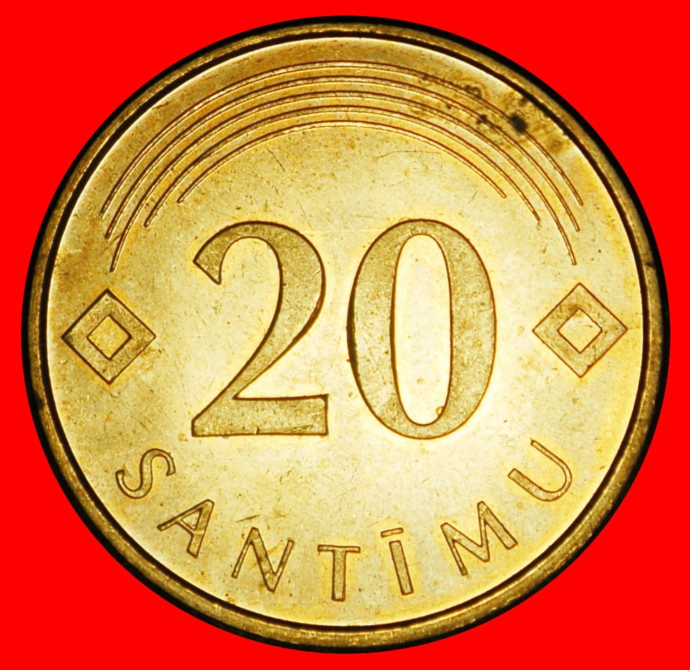  Ⰶ SPAIN (1992-2009): latvia (USSR, russia)★ 20 SANTIMS 2007 ERROR! DISCOVERY★LOW START ★ NO RESERVE!   