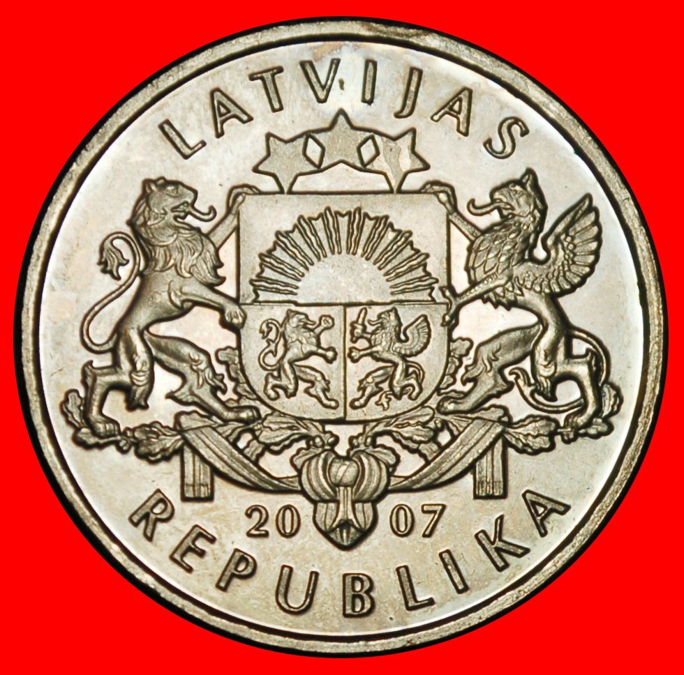  Ⰶ AUSTRIA: latvia (ex. USSR, russia) ★ 1 LAT 2007 UNC MINT LUSTRE! DISCOVERY★LOW START ★ NO RESERVE!   