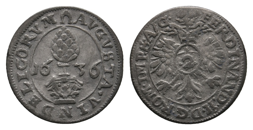  Altdeutschland; Augsburg; Kleinmünze 1636   