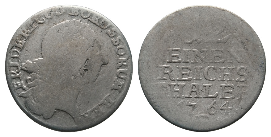  Altdeutschland; Preußen; Kleinmünze 1764   