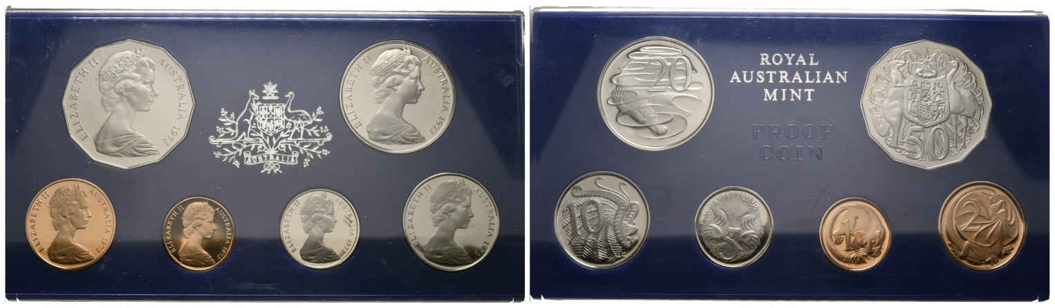  Australien: Royal Australien Mint; Proof Coin 1973   