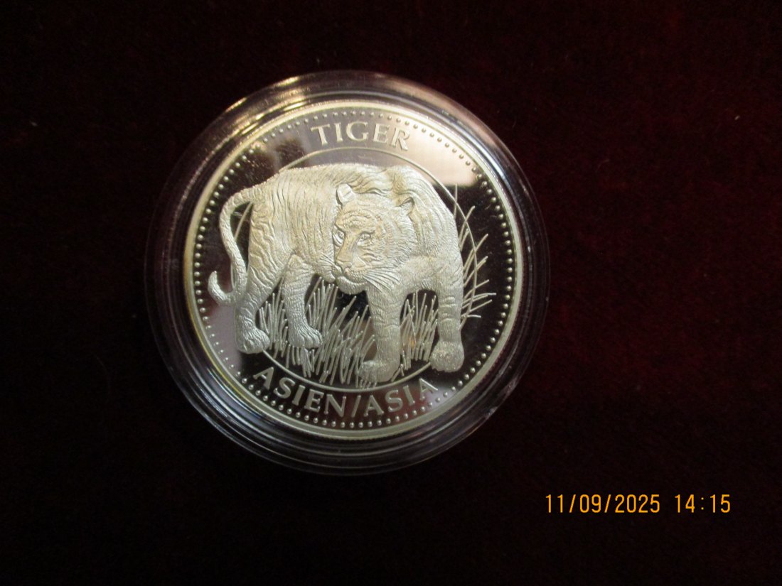  Medaille Tierwelt Silbermünze 999er Silber 31,1 Gramm   