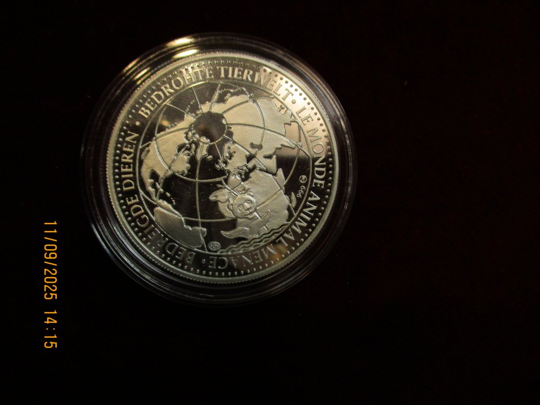  Medaille Tierwelt Silbermünze 999er Silber 31,1 Gramm   