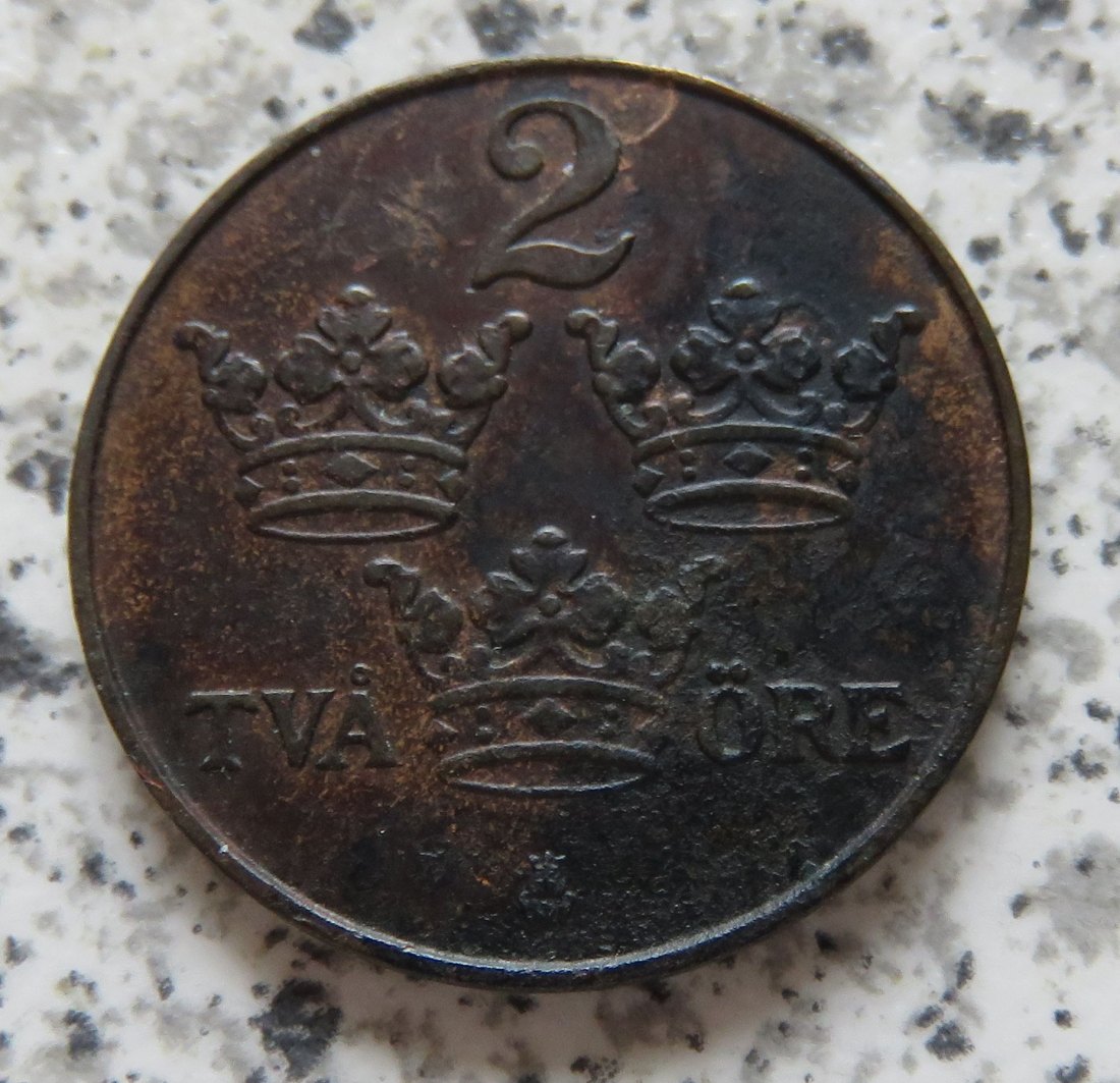  Schweden 2 Öre 1909   