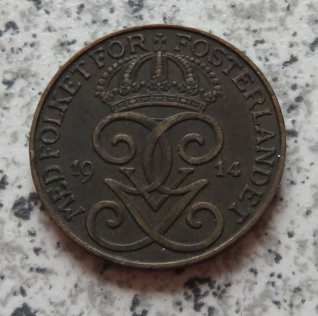  Schweden 2 Öre 1914   