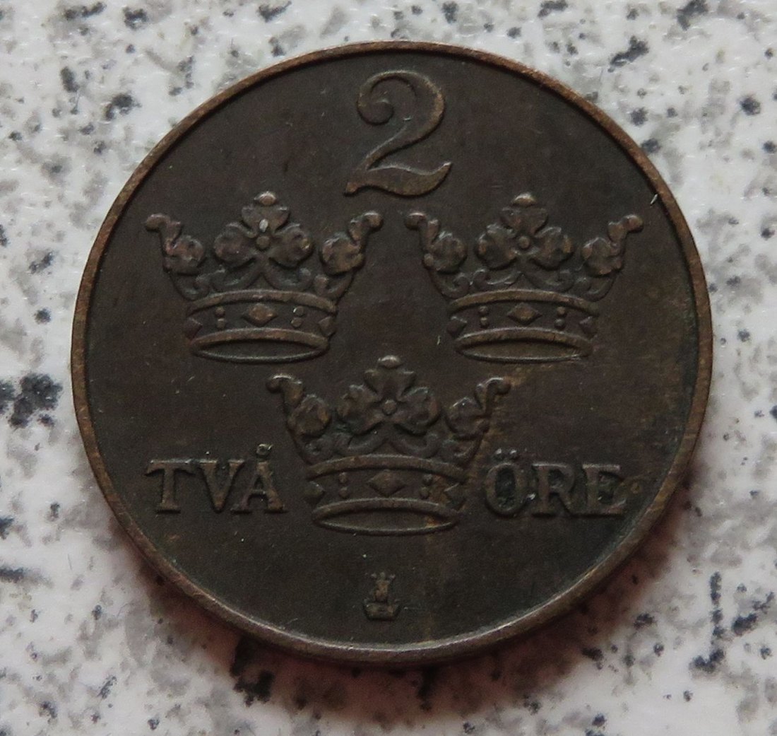  Schweden 2 Öre 1914   