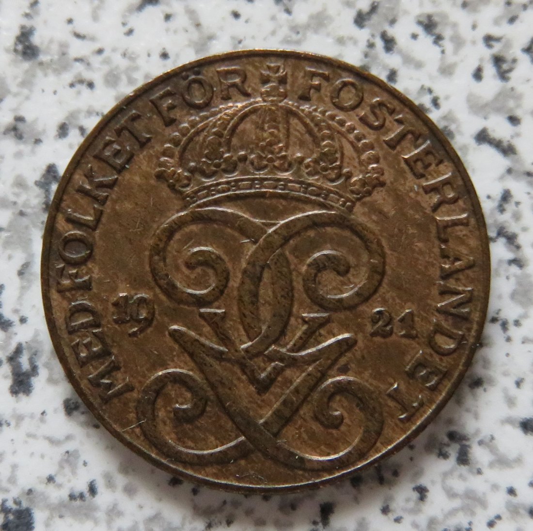  Schweden 2 Öre 1921   