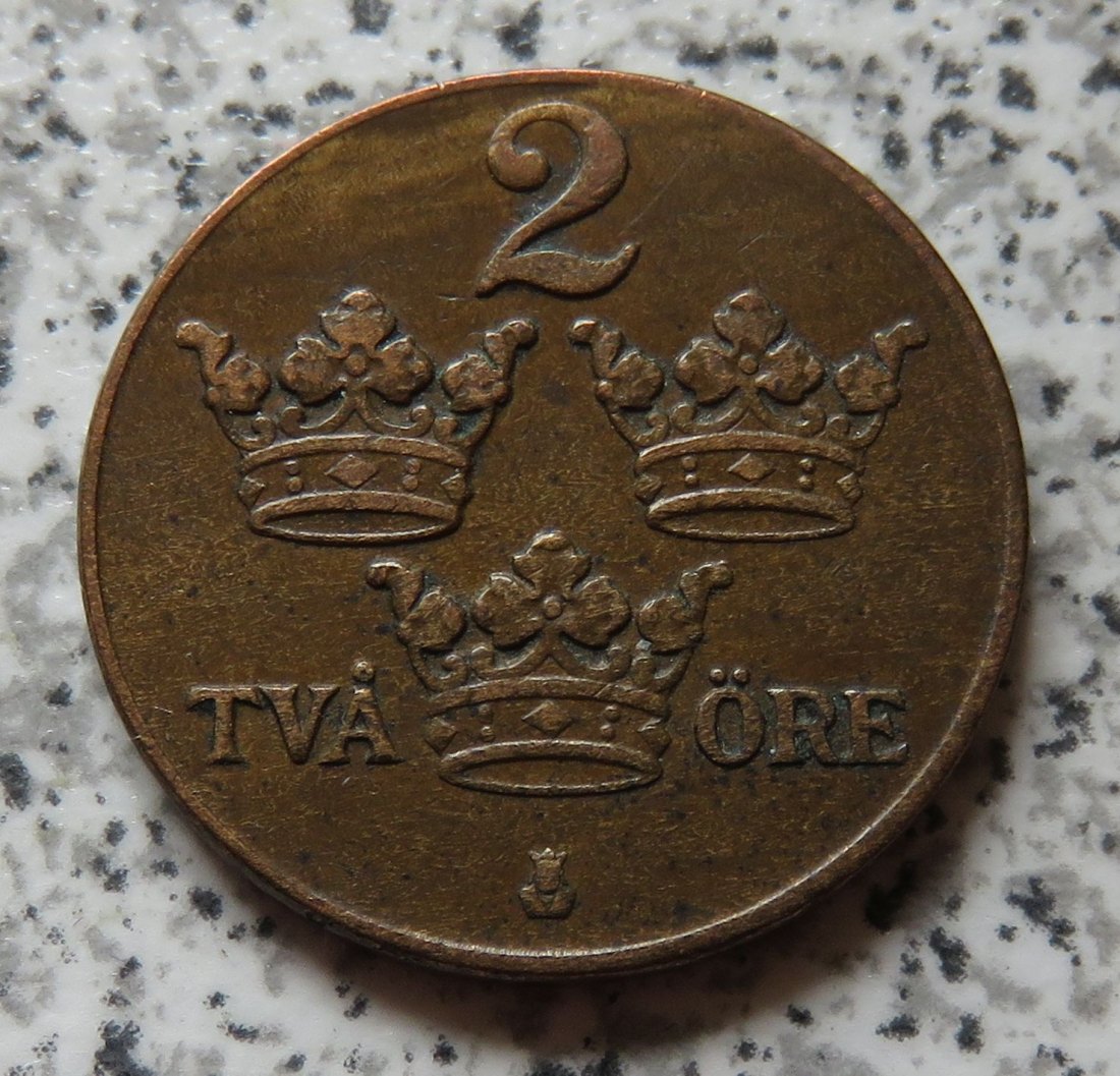  Schweden 2 Öre 1933   