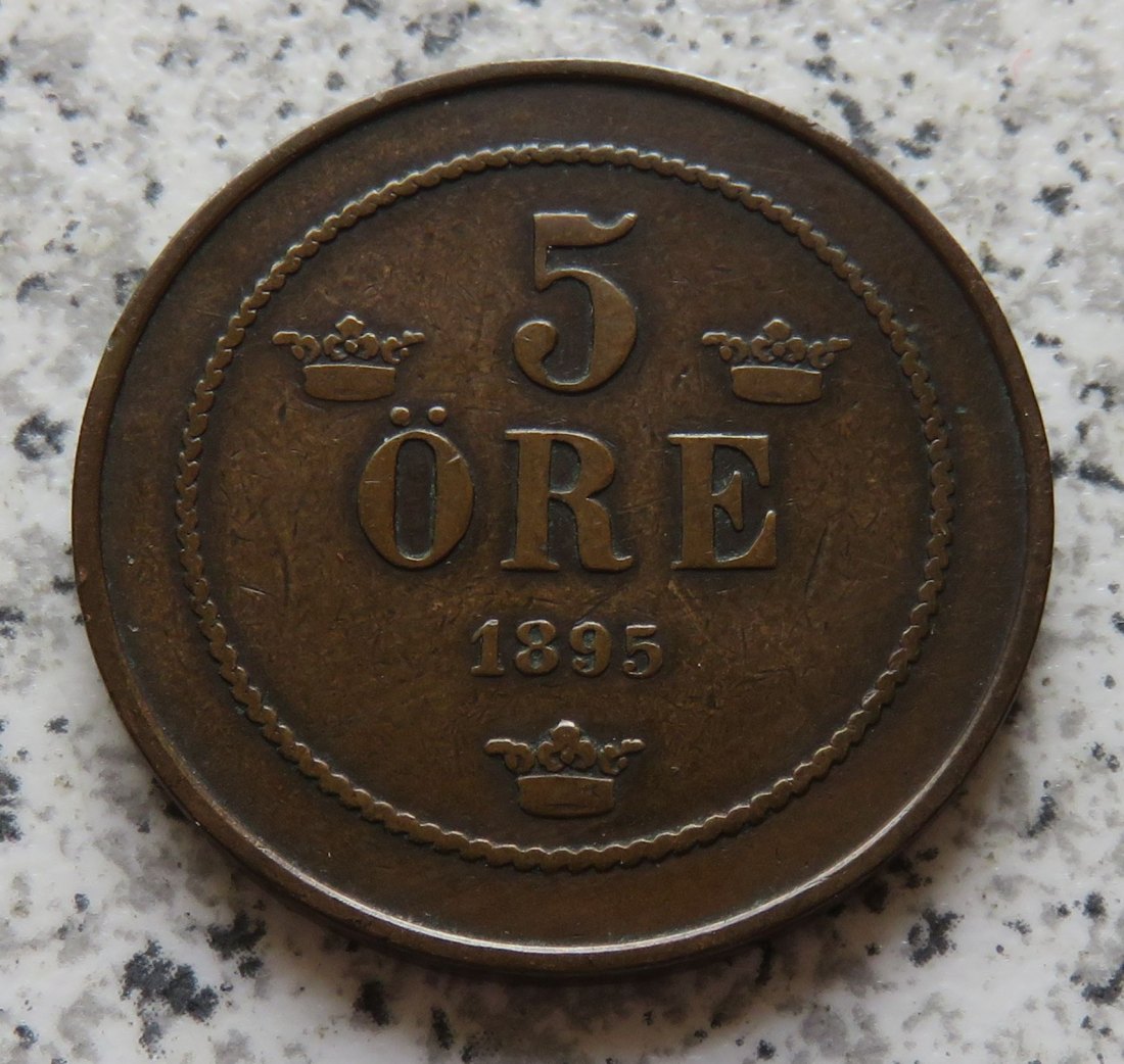 Schweden 5 Öre 1895   