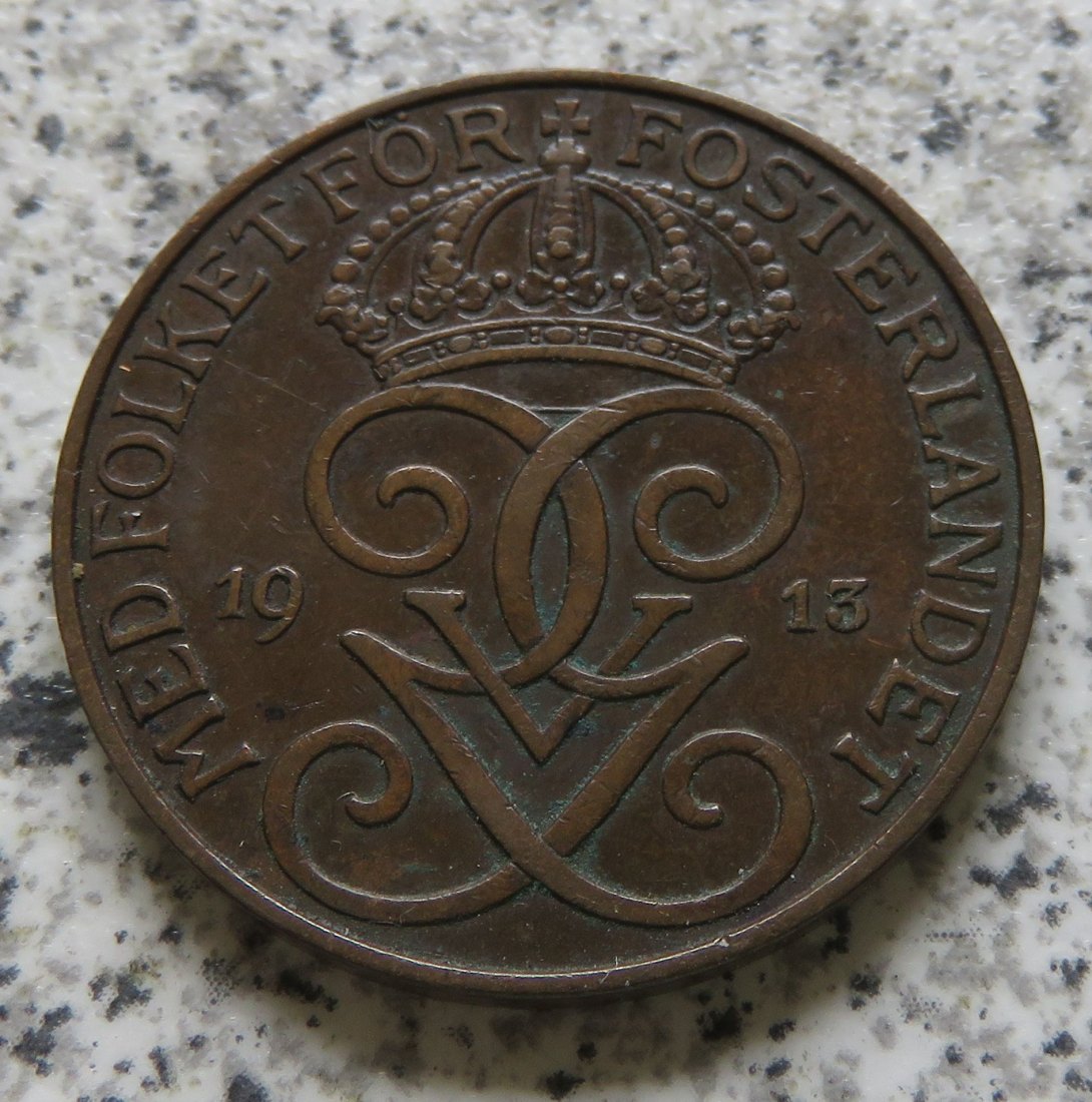  Schweden 5 Öre 1913   