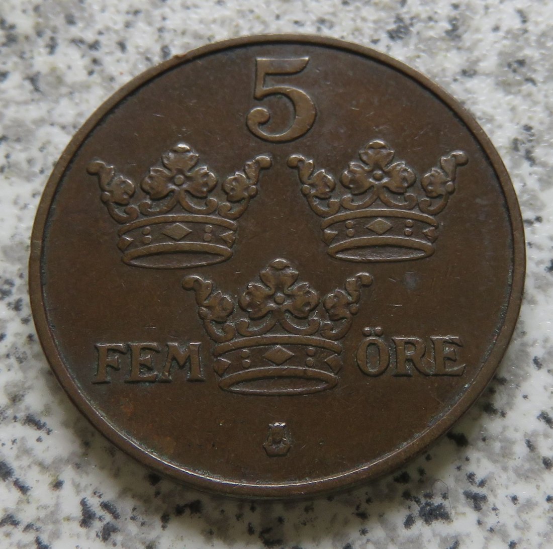  Schweden 5 Öre 1913   
