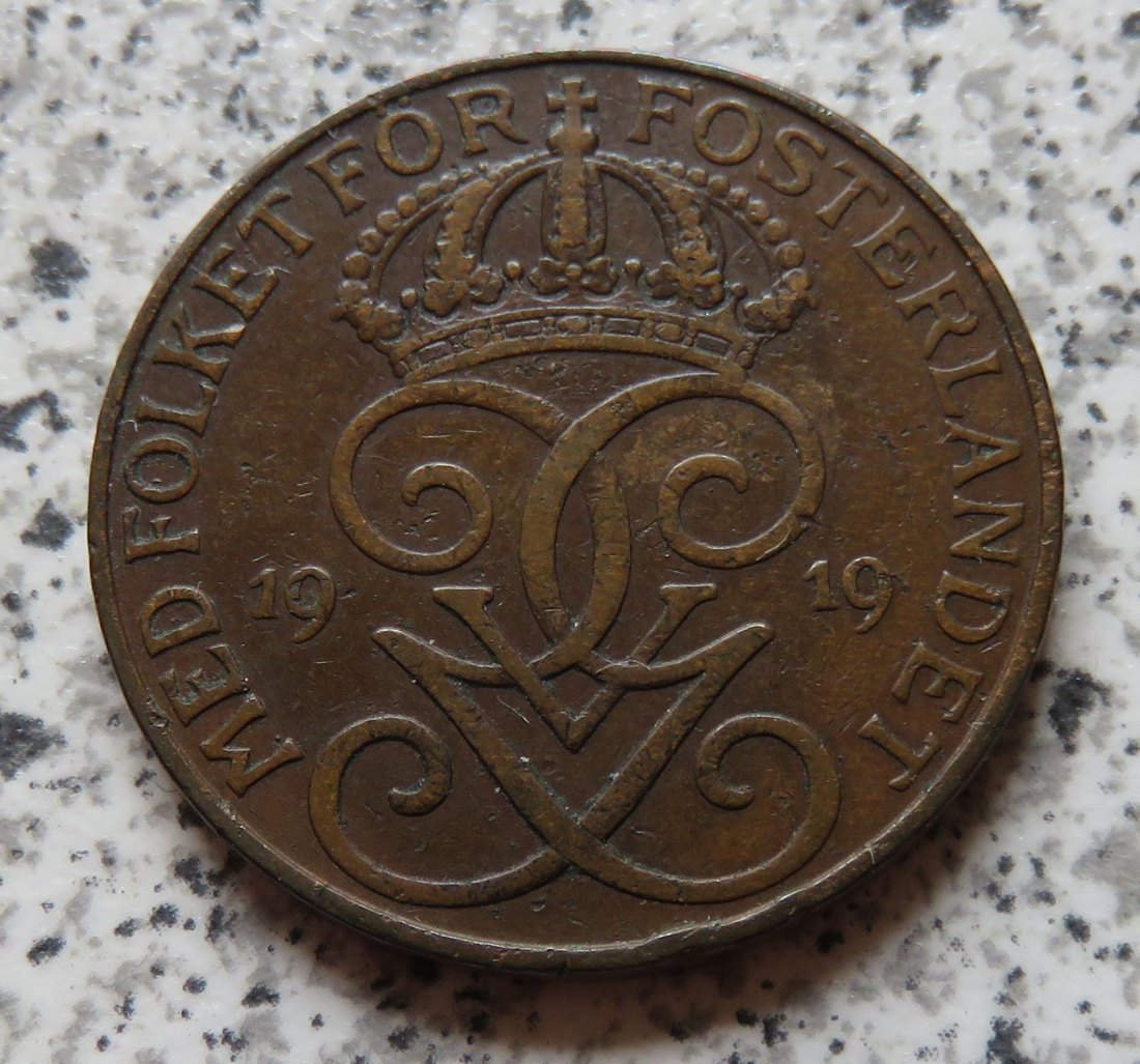  Schweden 5 Öre 1919   