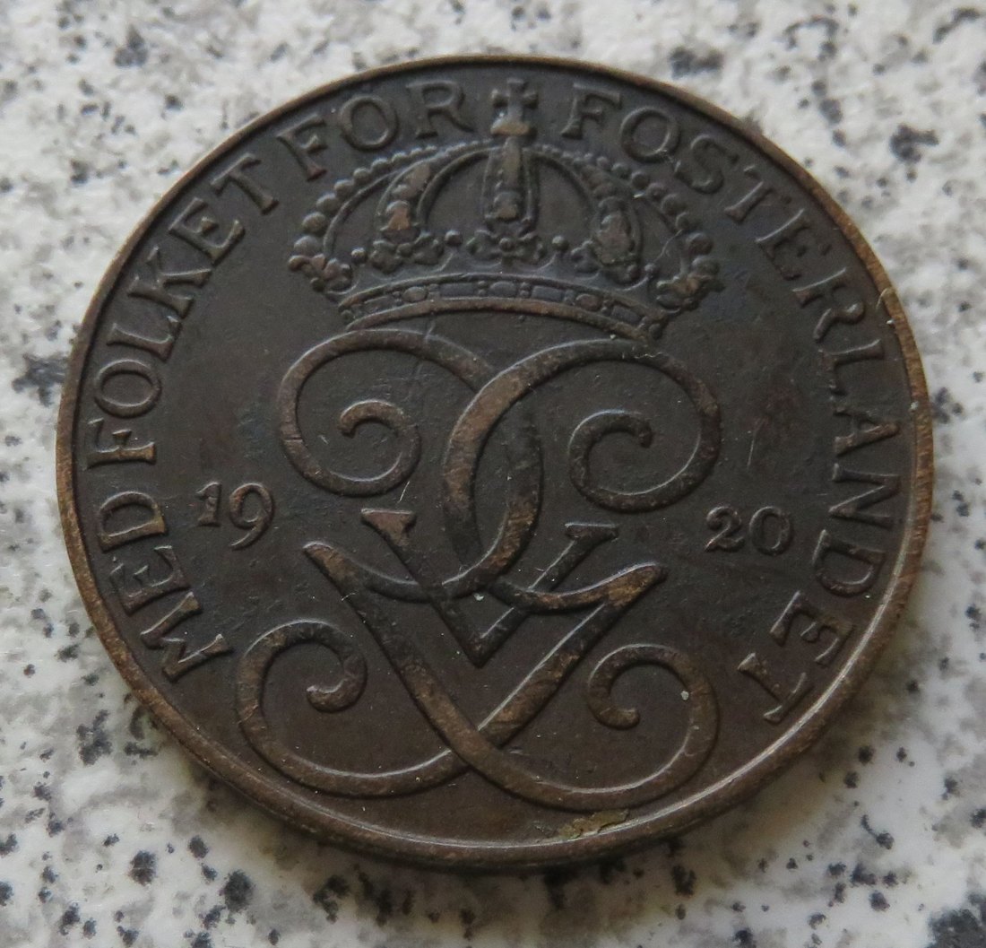  Schweden 5 Öre 1920   