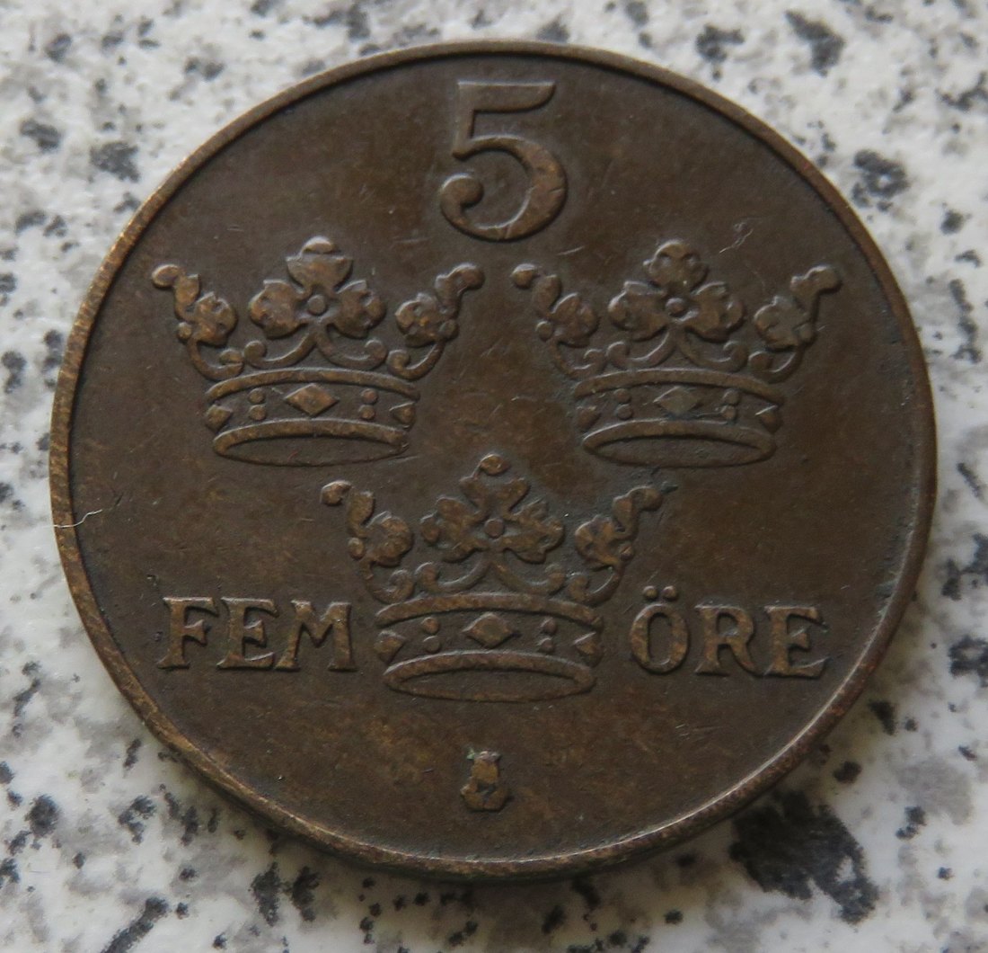  Schweden 5 Öre 1920   