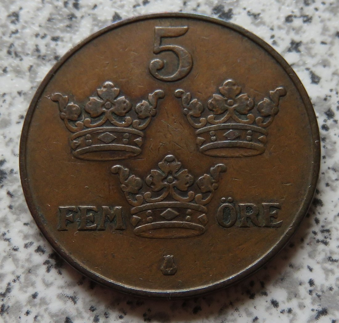  Schweden 5 Öre 1925   