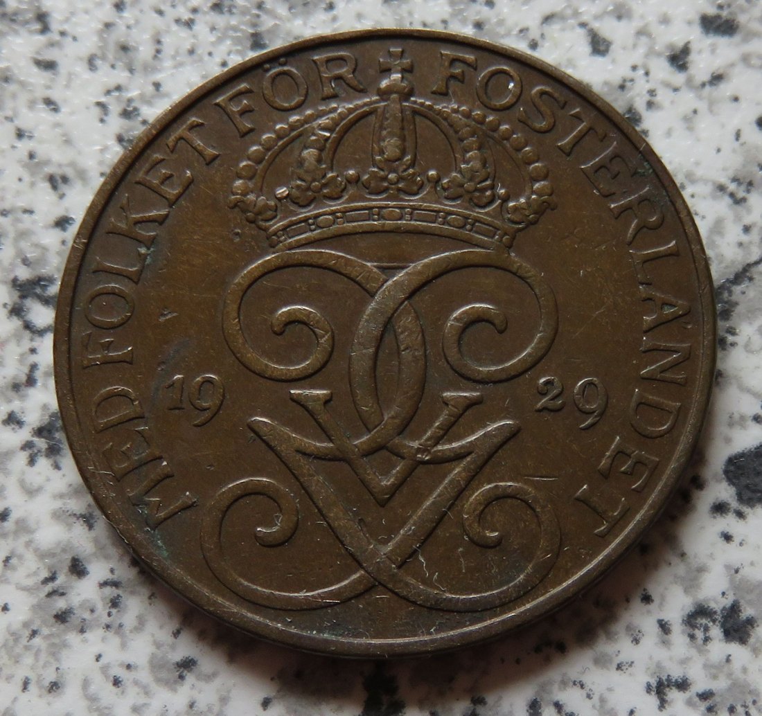 Schweden 5 Öre 1929   