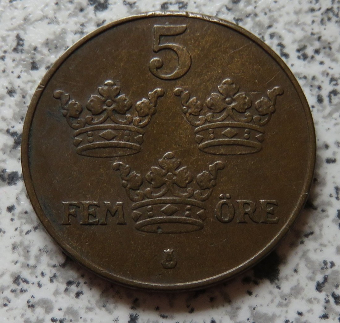  Schweden 5 Öre 1929   