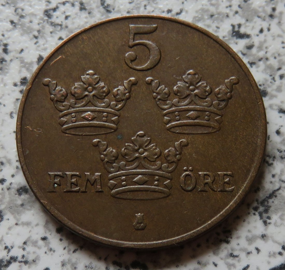  Schweden 5 Öre 1938   