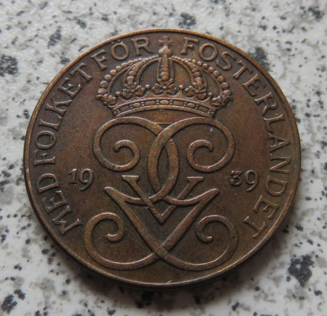  Schweden 5 Öre 1939   