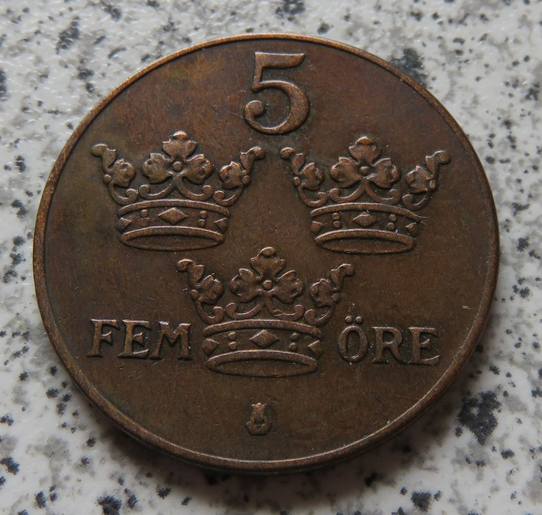  Schweden 5 Öre 1939   