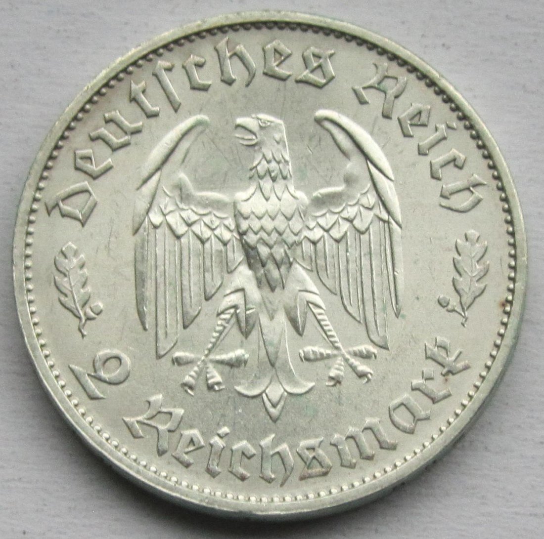  Deutsches Reich: 2 Mark Schiller (Jaeger 358), 1934   