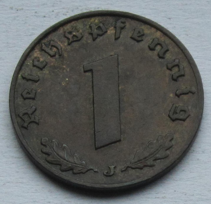  Deutsches Reich: 1 Pfennig 1936 J   