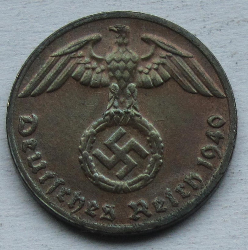  Deutsches Reich: 1 Pfennig 1940 G   
