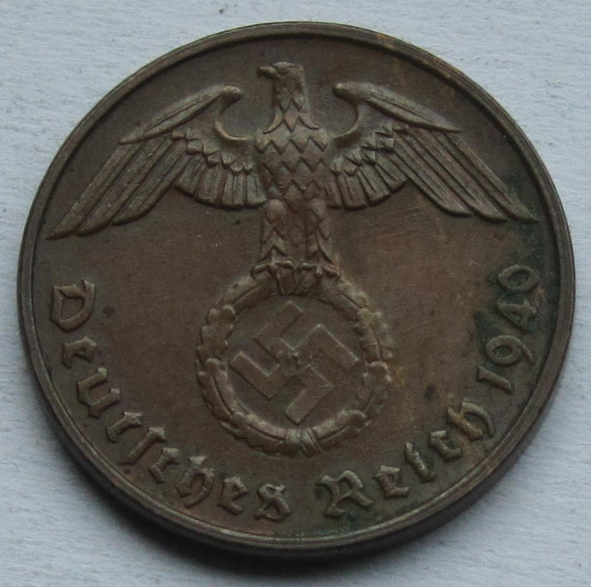  Deutsches Reich: 2 Pfennig 1940 G   