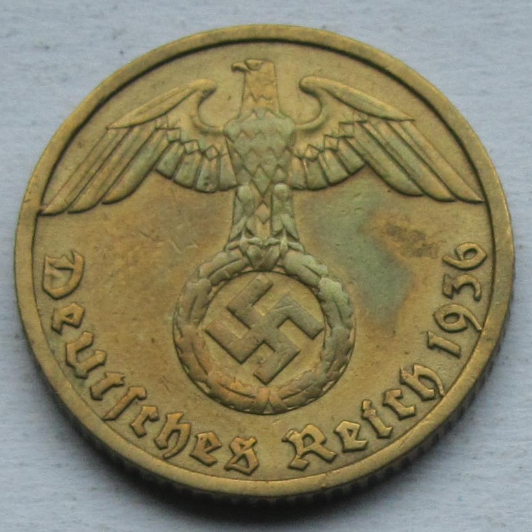  Deutsches Reich: 5 Pfennig 1936 D   