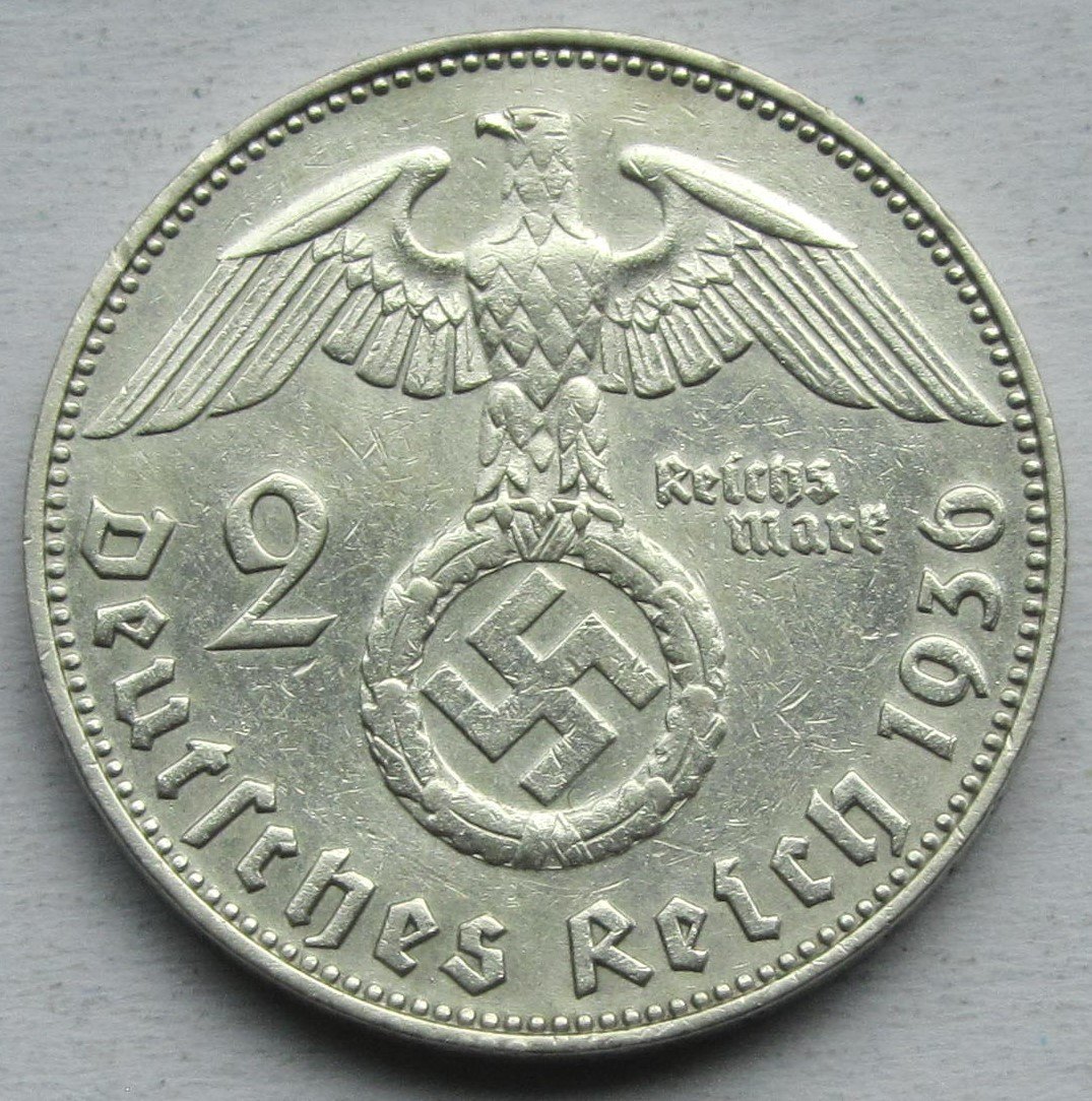  Deutsches Reich: 2 Mark 1936 J   