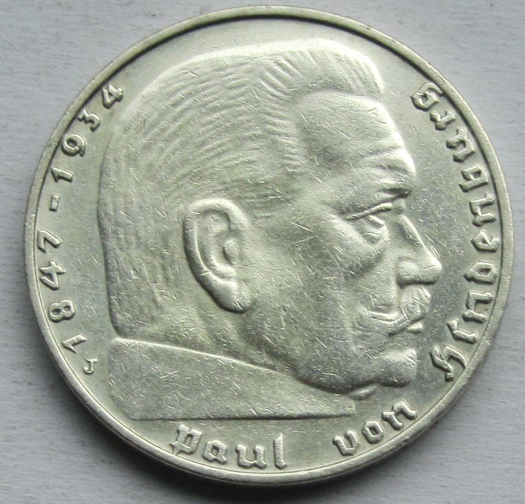 Deutsches Reich: 2 Mark 1936 J   