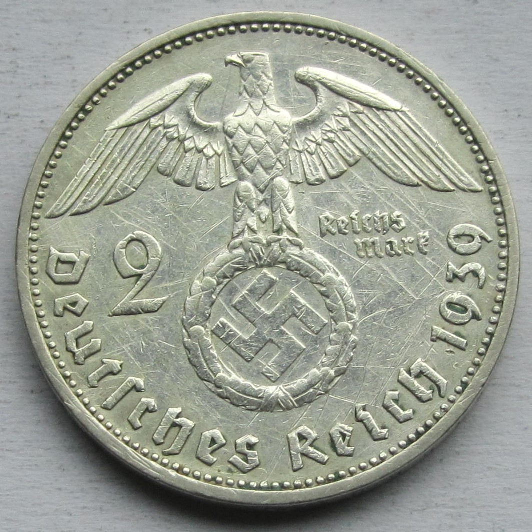 Deutsches Reich: 2 Mark 1939 E   