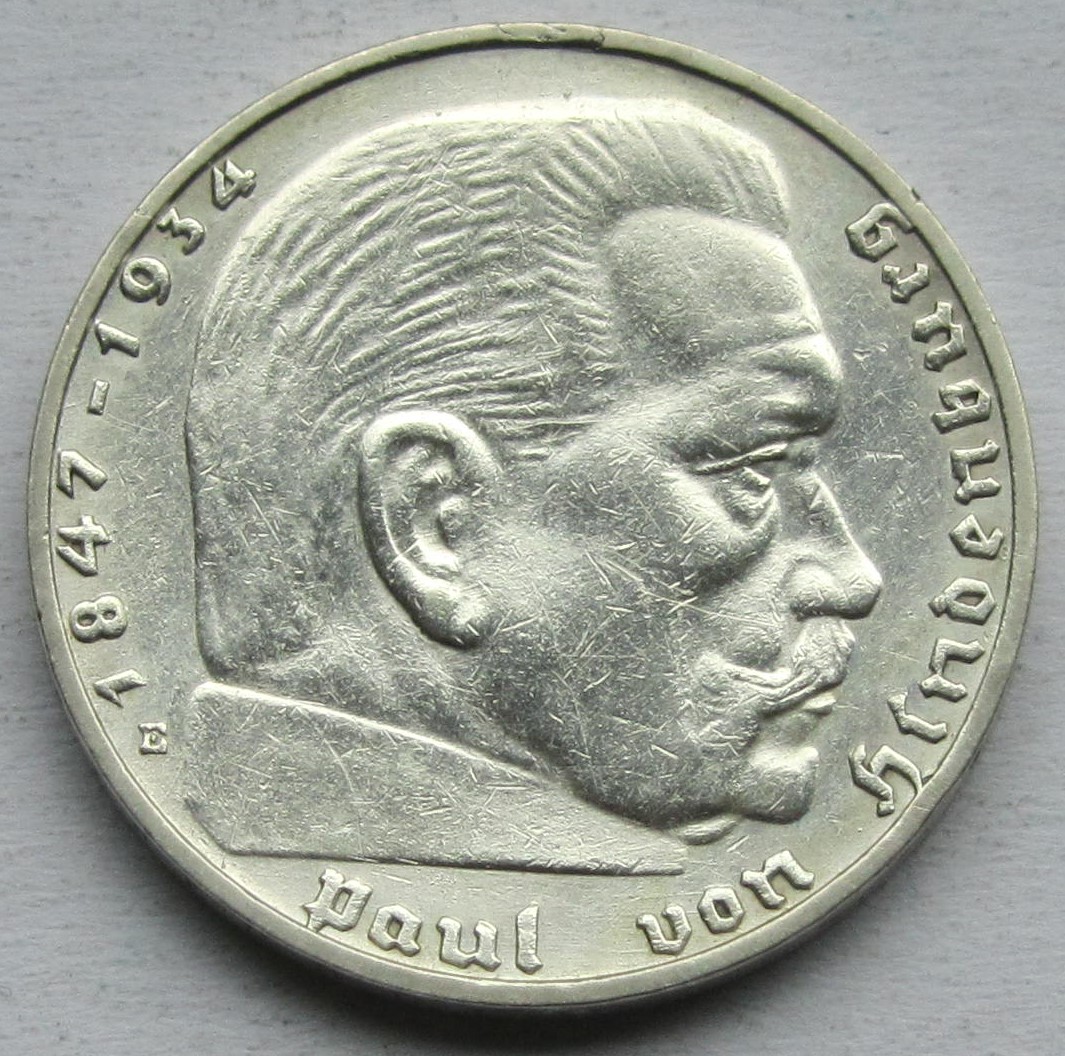  Deutsches Reich: 2 Mark 1939 E   