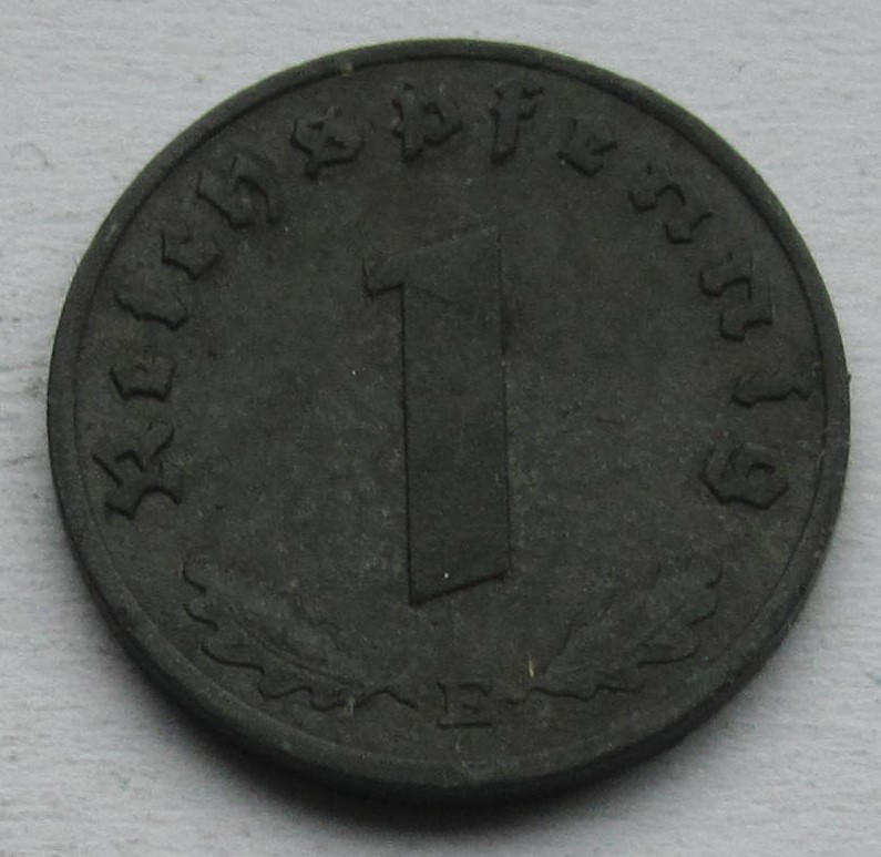  Deutsches Reich: 1 Pfennig 1945 E   