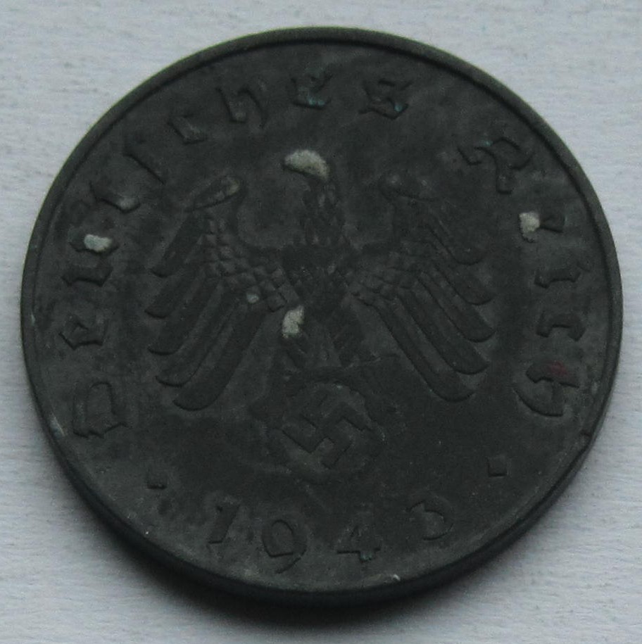  Deutsches Reich: 10 Pfennig 1943 J   
