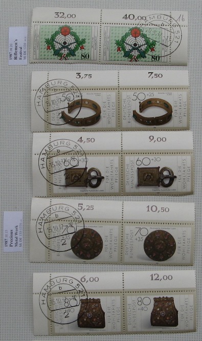  1987, Germany, Stamp Set, Mi 1306-1346, MNH (54 stamps)   