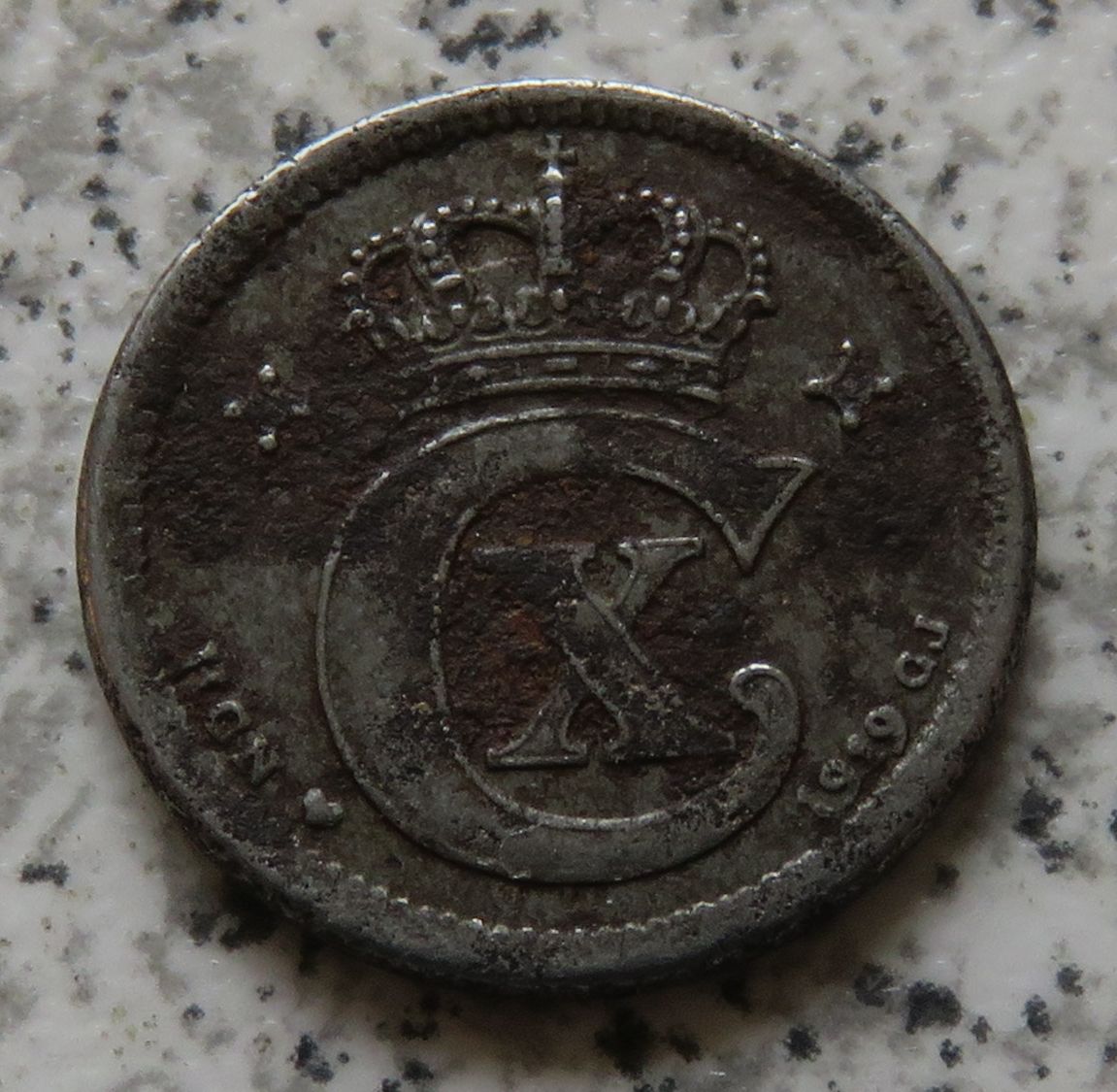  Dänemark 1 Öre 1919, Eisen   