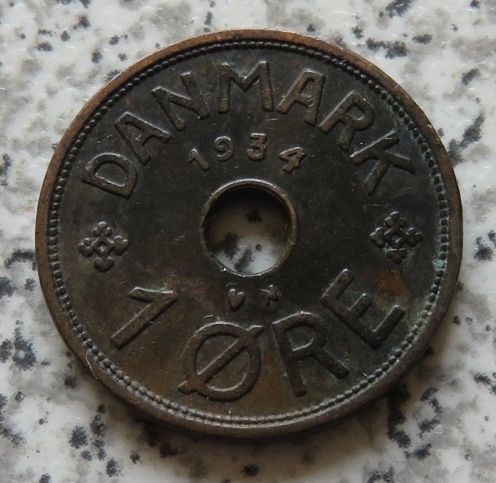 Dänemark 1 Öre 1934 N   