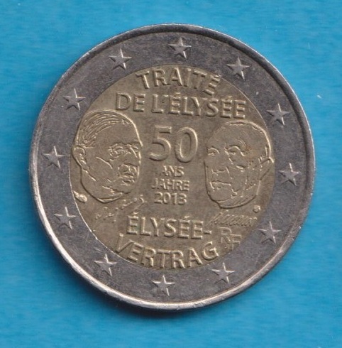  Frankreich 2 Euro 2013 Elysee Vertrag   