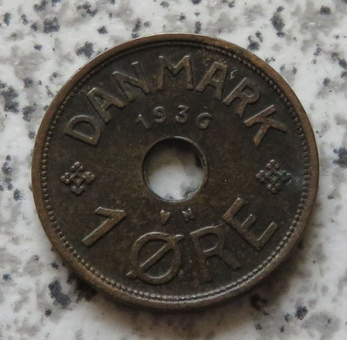  Dänemark 1 Öre 1936 N   