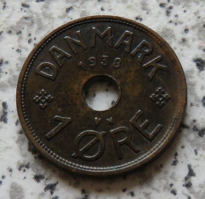  Dänemark 1 Öre 1938 N   