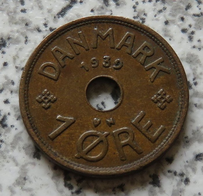  Dänemark 1 Öre 1939 N   