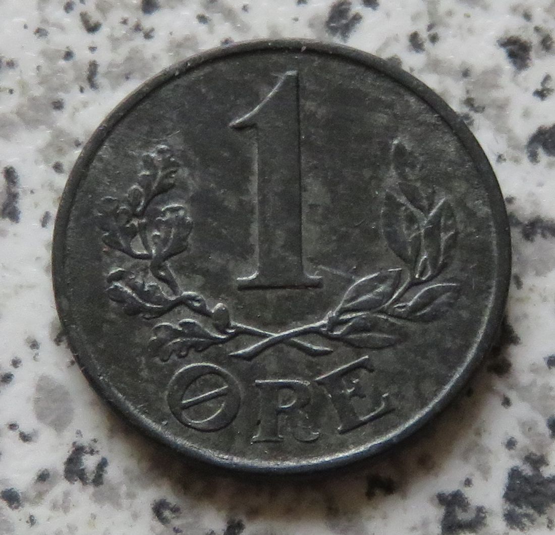  Dänemark 1 Öre 1944 N, besser   