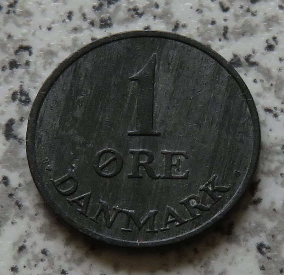  Dänemark 1 Öre 1949 N, besser   