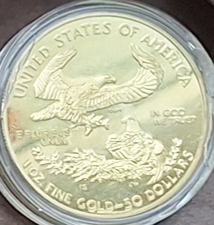  USA, 2011, 50-Dollar Gold KOPIE gekapselt   
