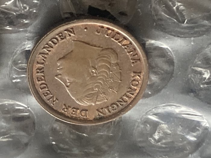  Münzen Münze Umlaufmünze Niederlande 1 Cent 1963   