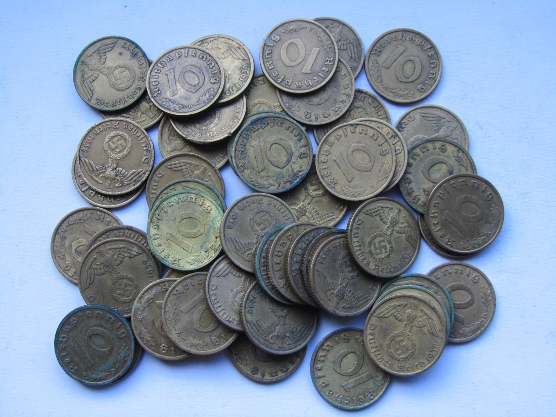  Deutsches Reich: 50 x 10 Pfennig (Jaeger 364)   