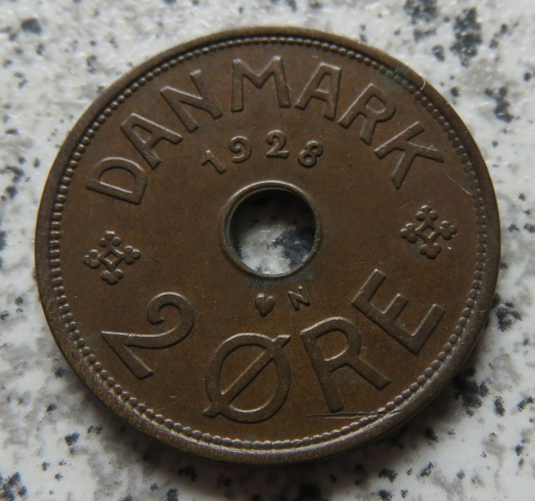 Dänemark 2 Öre 1928 N   
