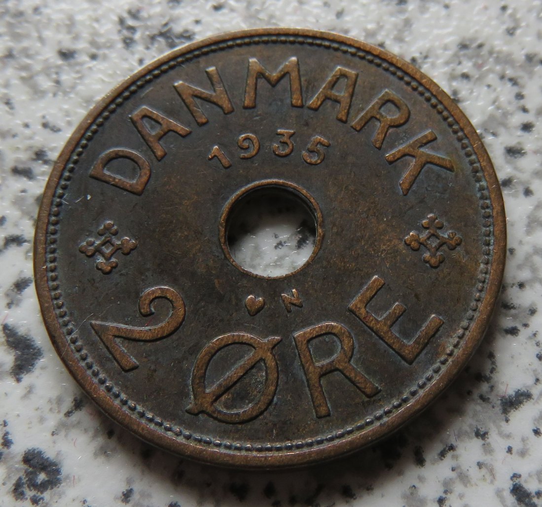 Dänemark 2 Öre 1935 N   