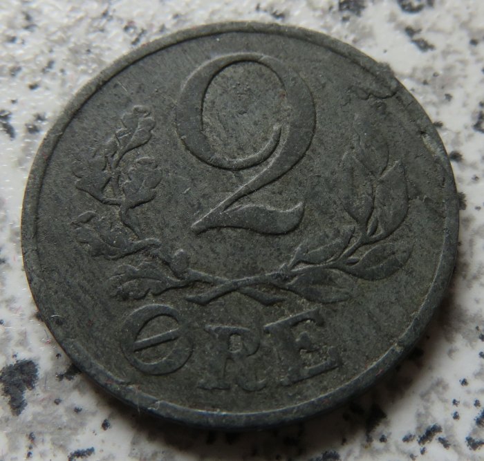 Dänemark 2 Öre 1944 N   